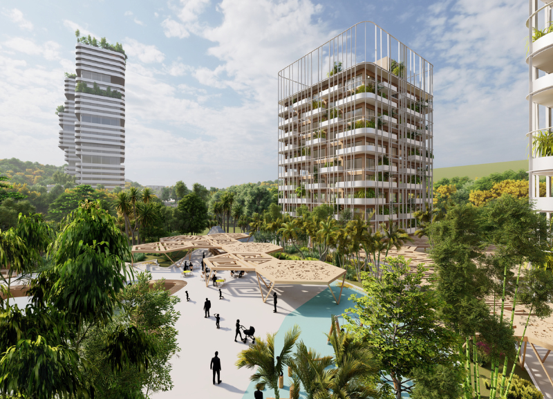 Projeto arquitetônico utiliza água subterrânea para diminuir a temperatura de edifícios