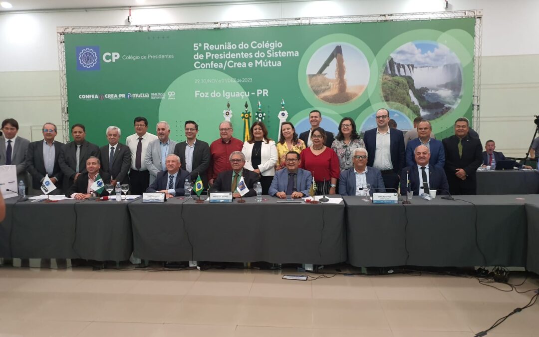 Vice-presidente do Crea-AM participa da 5° Reunião do Colégio de Presidentes em Foz do Iguaçu