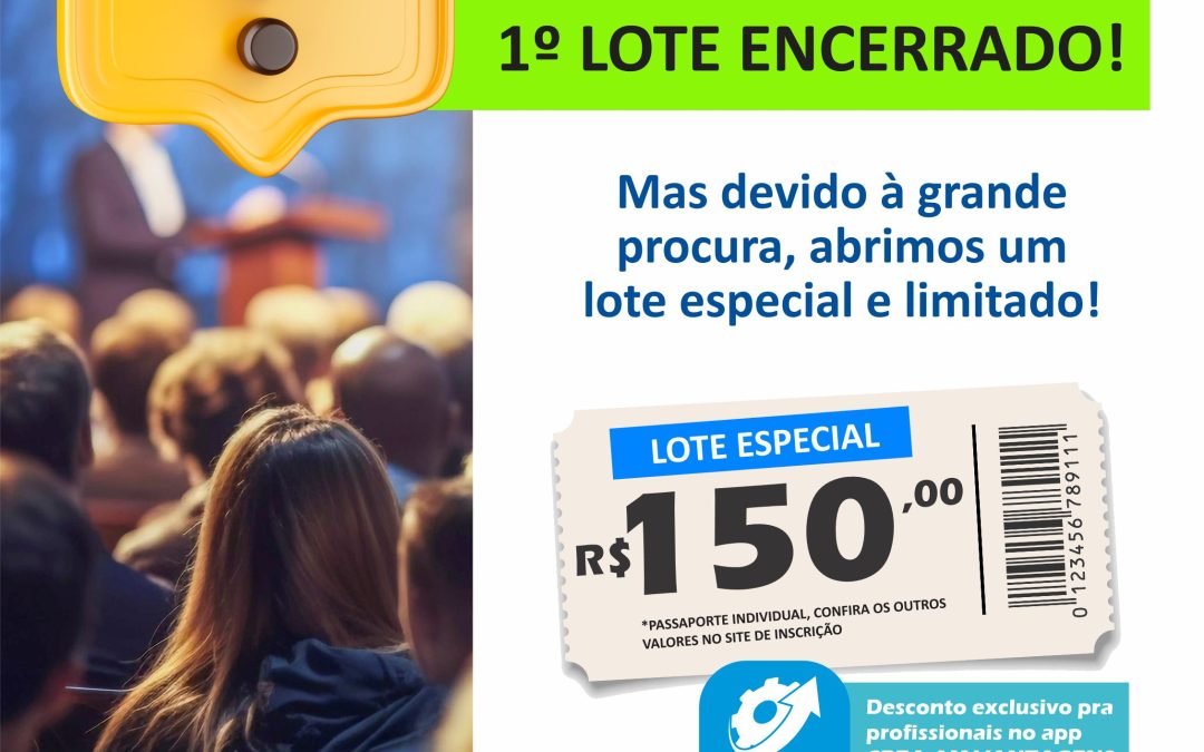 Primeiro lote do CENATEC 2026 esgota e evento abre lote especial até 2 de agosto