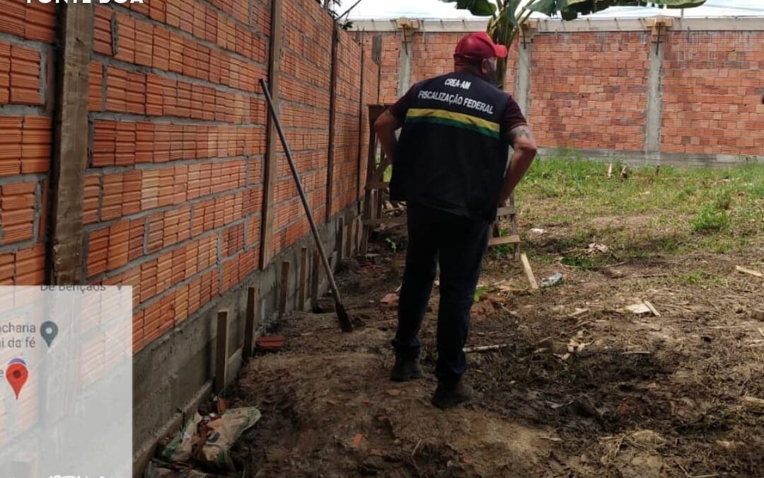 Fiscalização do CREA-AM esteve no município de Fonte Boa, realizando 19 ações, atendimento de denúncias e entrega de ofícios.