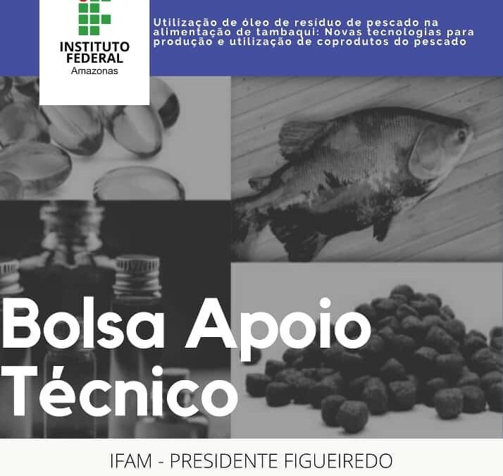 IFAM- Presidente Figueiredo e FAPEAM estão com vaga aberta para pesquisa em Piscicultura