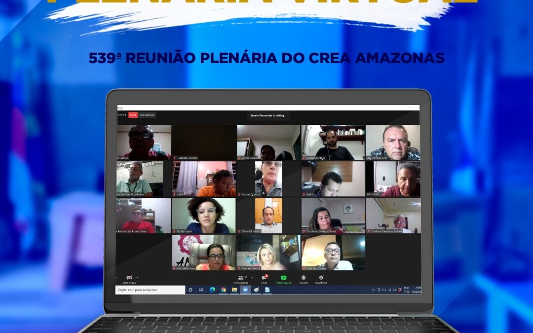 CREA-AM realiza a 539ª Reunião Plenária