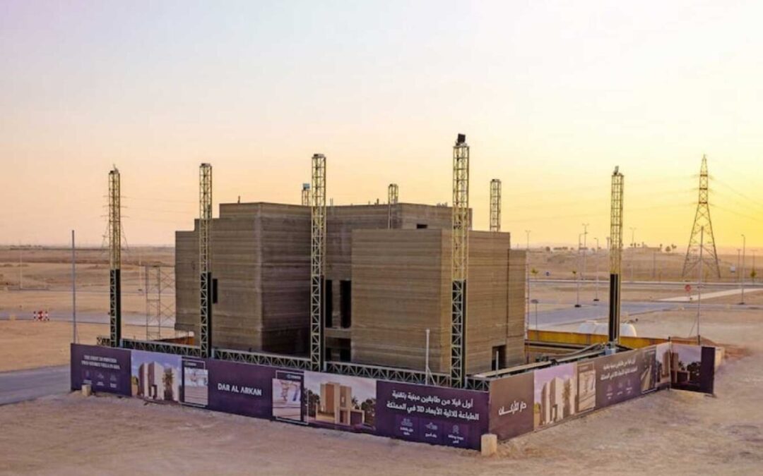 Concluído o difício impresso em 3D mais alto do mundo na Arábia Saudita