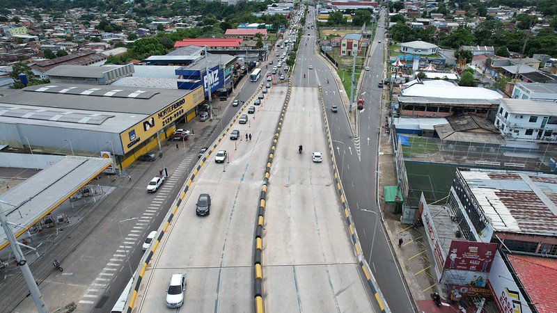 Prefeitura de Manaus retoma obras no viaduto do Manoa nesta quinta-feira, 16/2