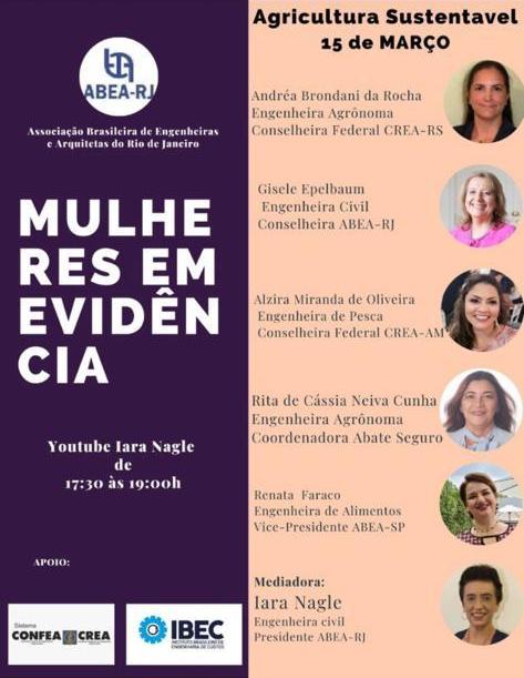 ABEA-RJ vai realizar hoje (15) uma live gratuita sobre Agricultura Sustentável