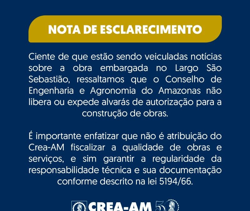 Nota de esclarecimento