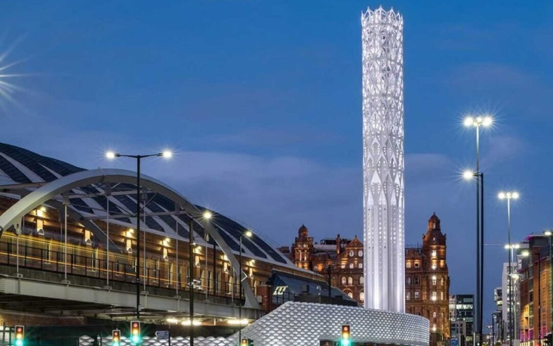 Tower of Light: torre estrutural futurista super leve é concluída na Inglaterra