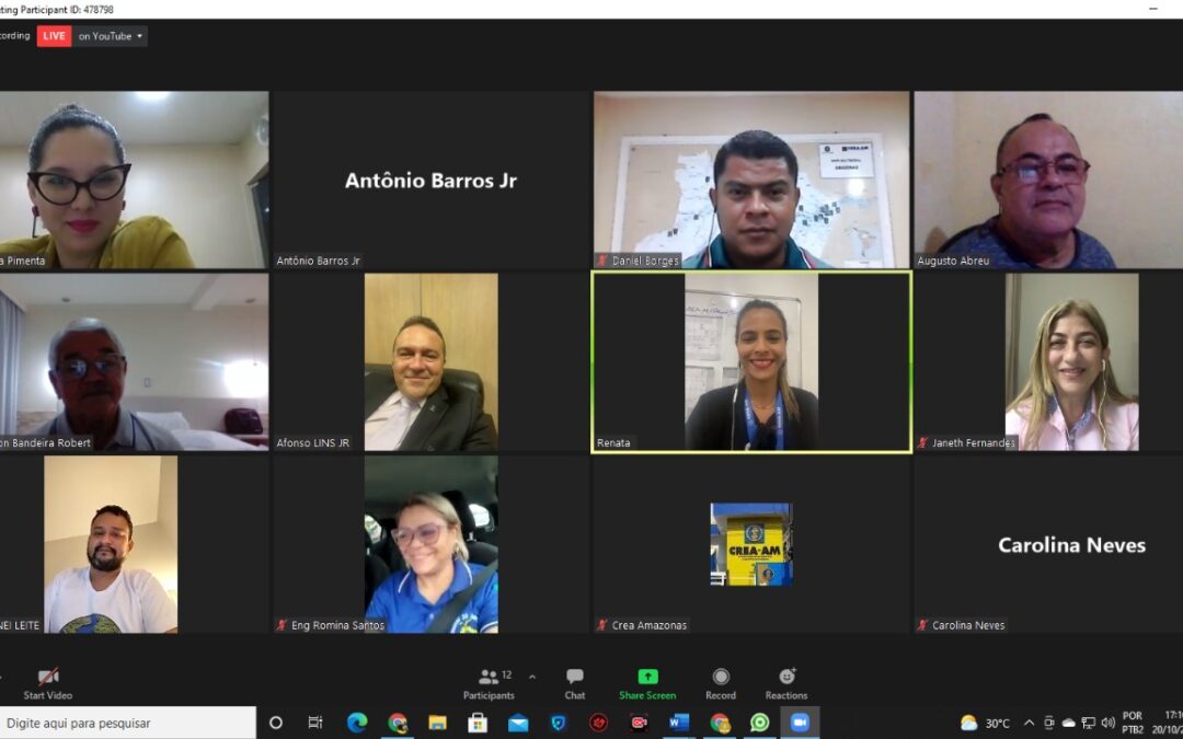 Conselho realiza reunião virtual de diretoria