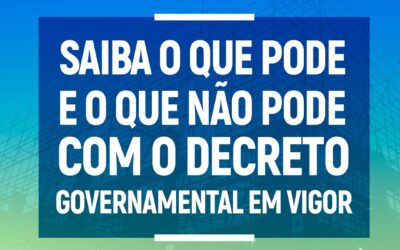 Novo decreto do Governo do Estado permite obras de infraestrutura e canteiros multifamiliares