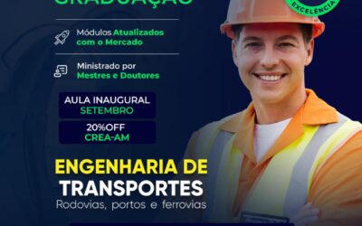 Instituto Navigare abre turma para Pós-Graduação de Eng. de Transportes, Rodovias, Portos e Ferrovias