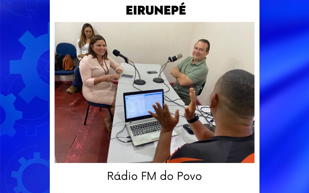 Crea-Am é entrevistado na rádio FM do Povo de Eirunepé