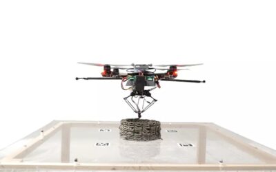 Pesquisadores criam drones que imprimem em 3D enquanto estão no ar