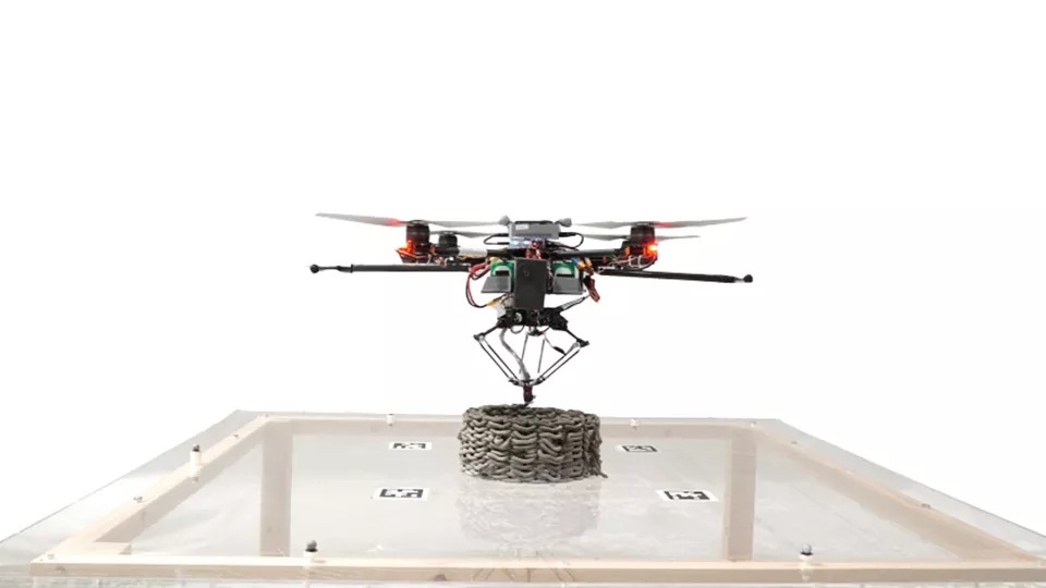 Pesquisadores criam drones que imprimem em 3D enquanto estão no ar