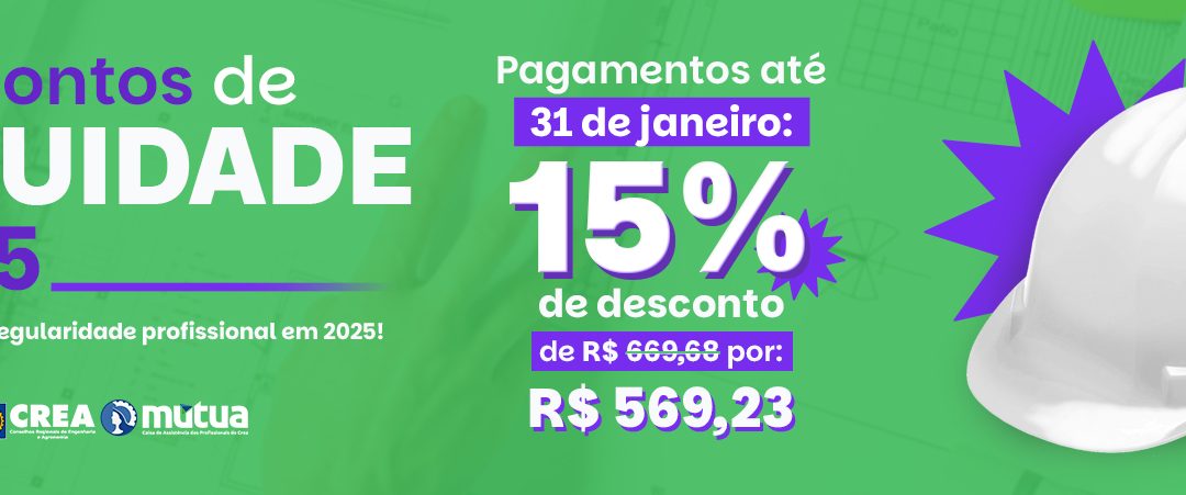 Crea Amazonas oferece condições especiais para o pagamento da anuidade 2025