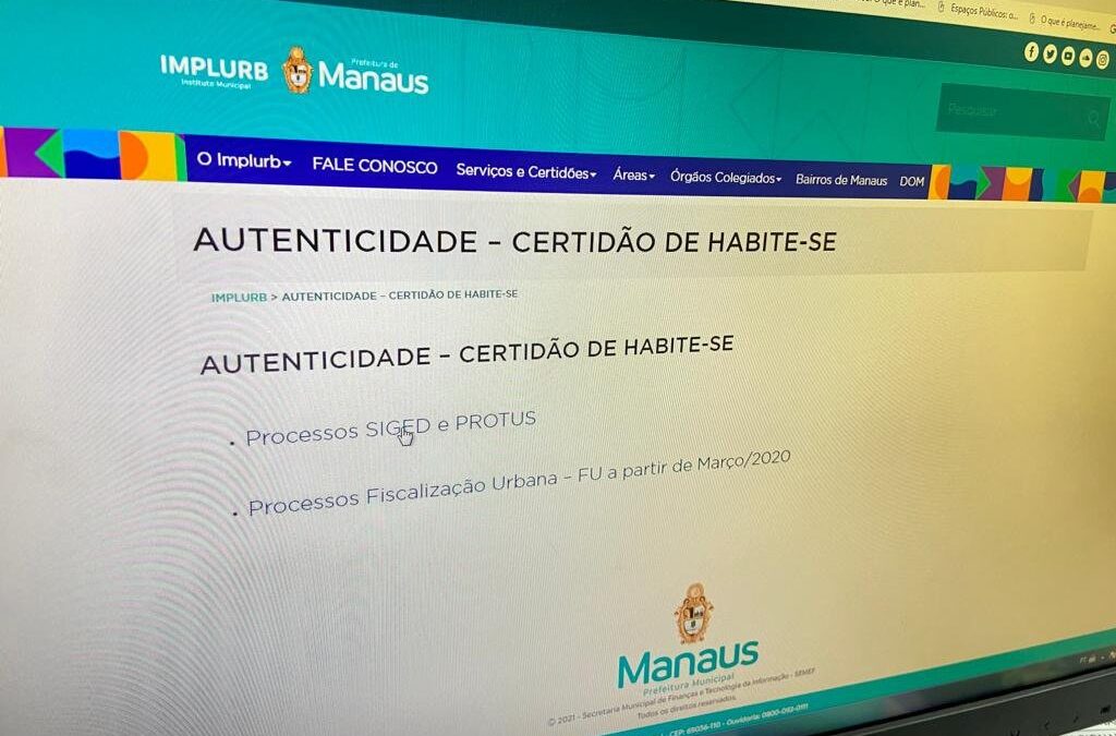 Com 22% a mais de certidões emitidas, Habite-se pode ter validação conferida no site do Implurb