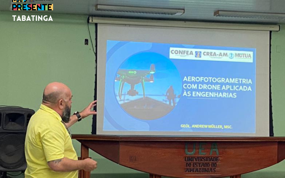 CREA + Presente promove cursos gratuitos de Aerolevantamento de Drone e Licenciamento Ambiental, em Tabatinga