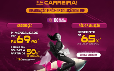 Faculdade Unyleya concede condições especiais na Campanha “DECOLE SUA CARREIRA”