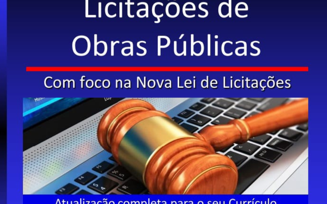 Curso: Licitações de obras públicas