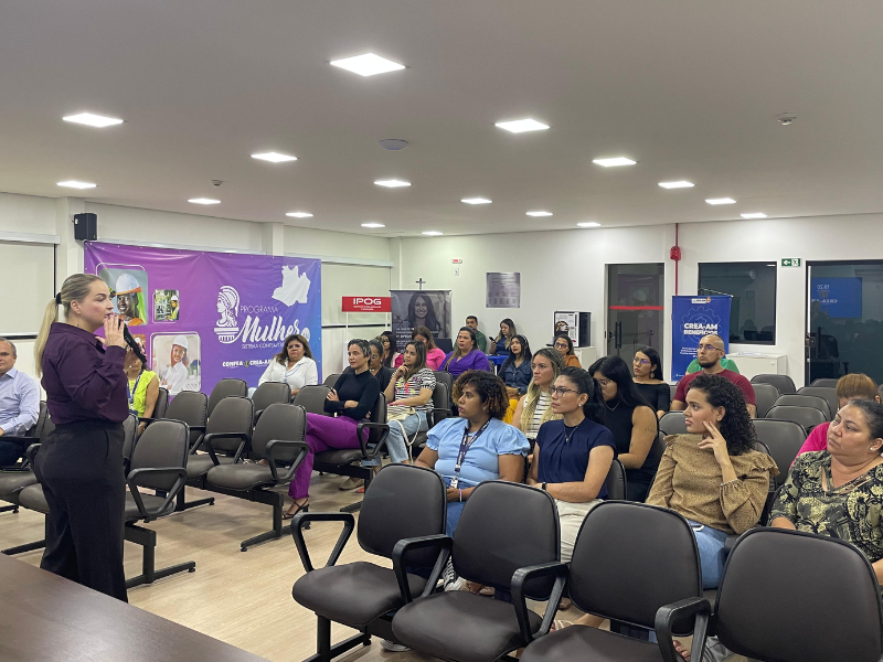 Crea-AM realiza palestra em comemoração ao aniversário do Programa Mulher