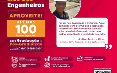 Faculdade Unyleya concede condições especiais na Campanha “MÊS DOS ENGENHEIROS”