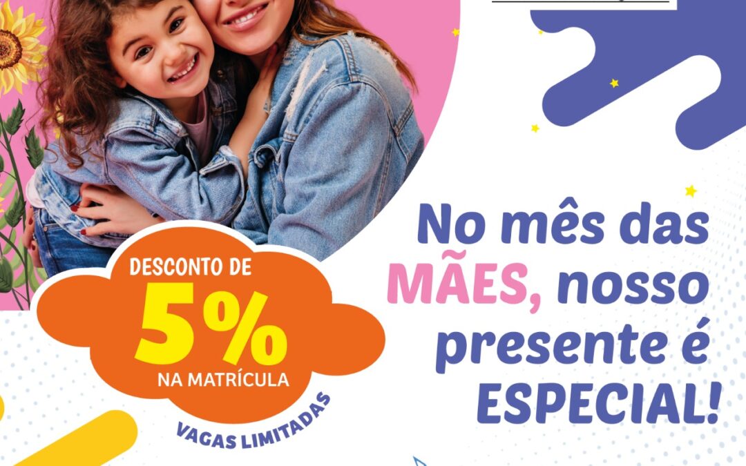 O Centro Educacional Agnus Dei está com desconto de 5% nas matrículas