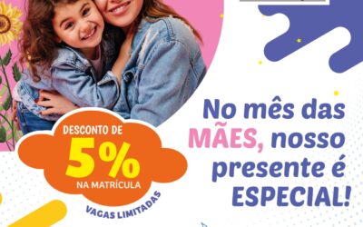 O Centro Educacional Agnus Dei está com desconto de 5% nas matrículas