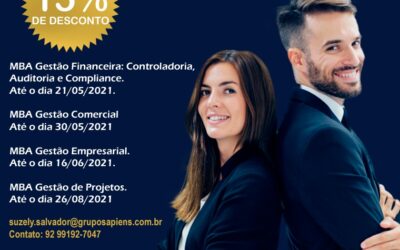 Fundação Getúlio Vargas está com desconto de 15% para os profissionais adimplentes do Crea-AM