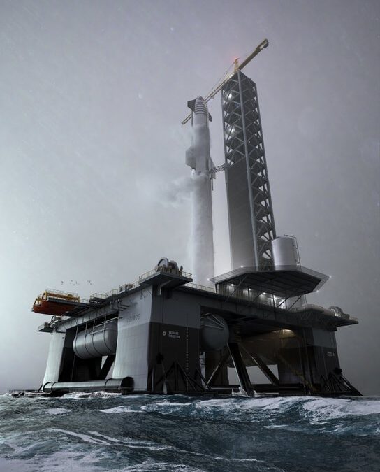 Empresa aeroespacial americana inicia a construção do 1º espaçoporto flutuante