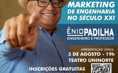Crea-AM fará palestra gratuita em agosto com o professor, engenheiro e escritor Ênio Padilha
