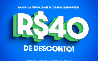 Anuidade da Mútua tem desconto até o dia 30/04