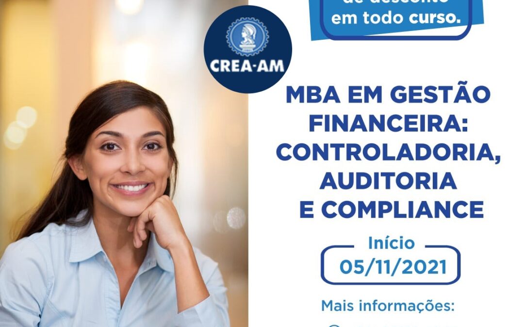 Parceria do CREA-AM com FGV dá 15% de desconto em cursos de MBA em Gestão