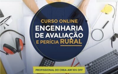Novas datas para os cursos online de Engenharia de Avaliação e Perícia Rural e Urbana