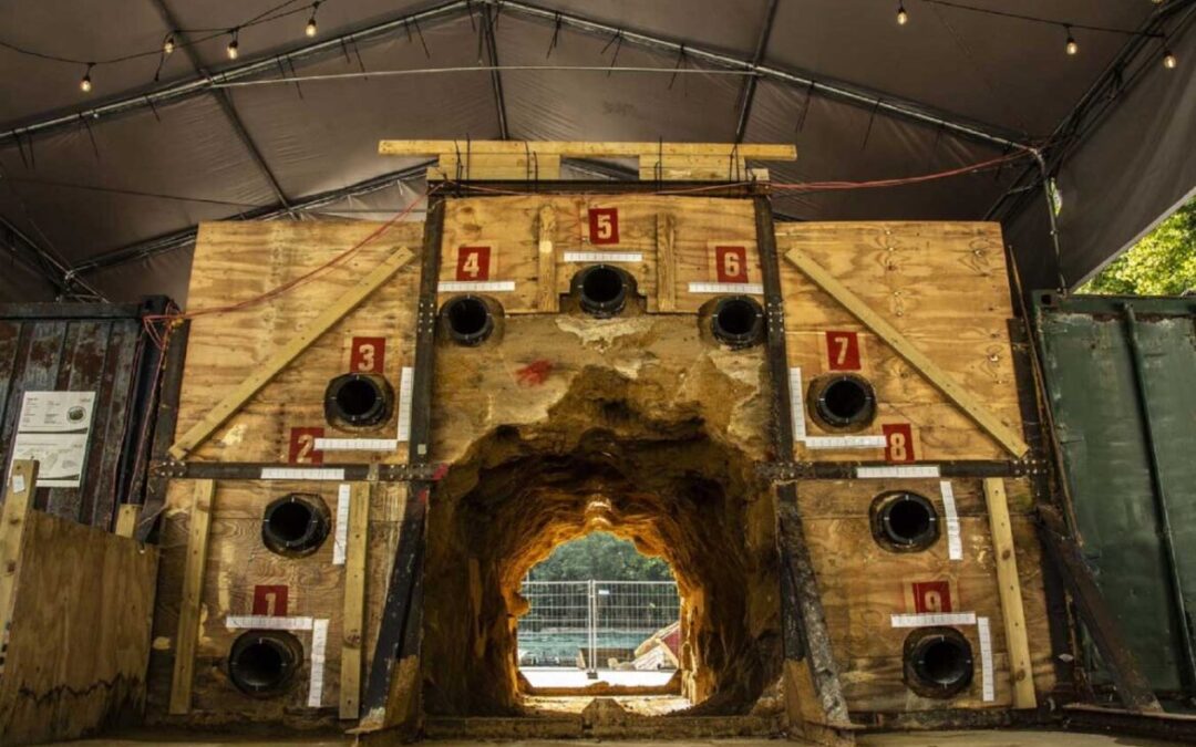 O primeiro túnel do mundo construído por robôs