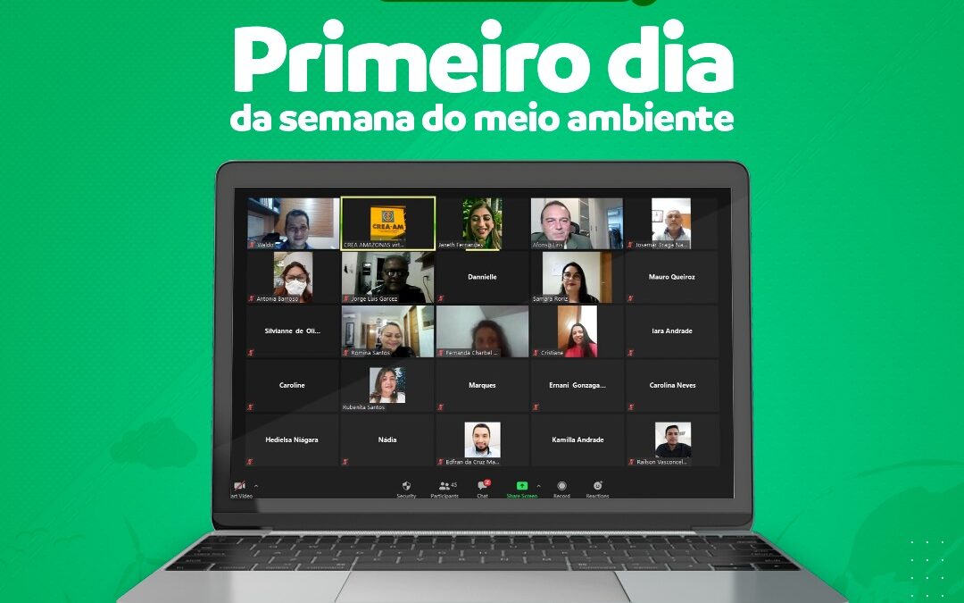 AENAMBAM e CREA-AM realizam a abertura oficial da Semana do Meio Ambiente