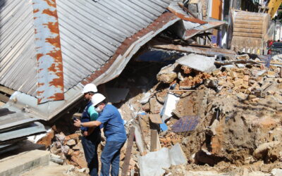Crea e Ibape Amazonas realizam visita após desabamento de prédio no Centro de Manaus