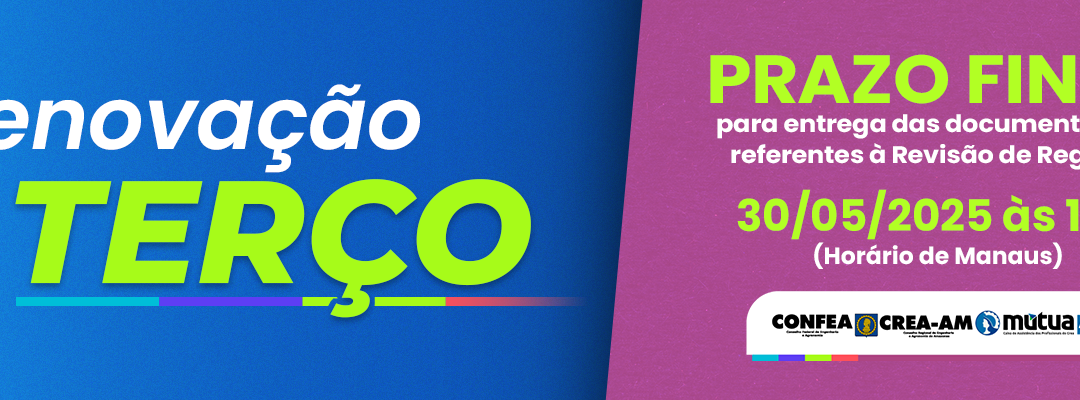 REVISÃO DE REGISTRO PARA COMPOSIÇÃO DO PLENÁRIO CREA-AM 2026