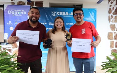 Engenheiros de pesca vencem o 1º Torneio de Dominó do Crea-AM