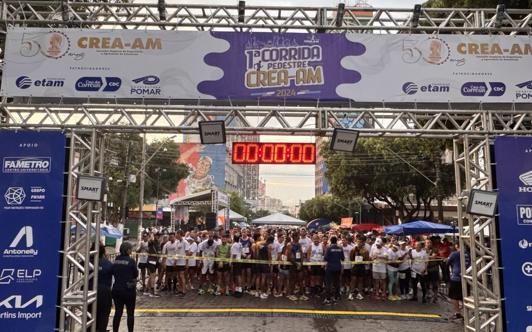 Centro Histórico de Manaus será palco da 2ª Corrida Pedestre do Crea-AM