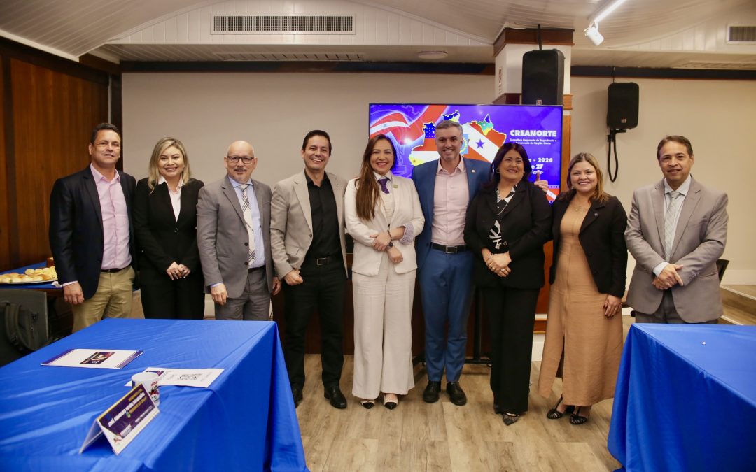 1° Crea Norte de 2026 reúne o presidente do Confea, Vinicius Marchese e discute o alinhamento entre o Sistema Confea/Crea e o poder público
