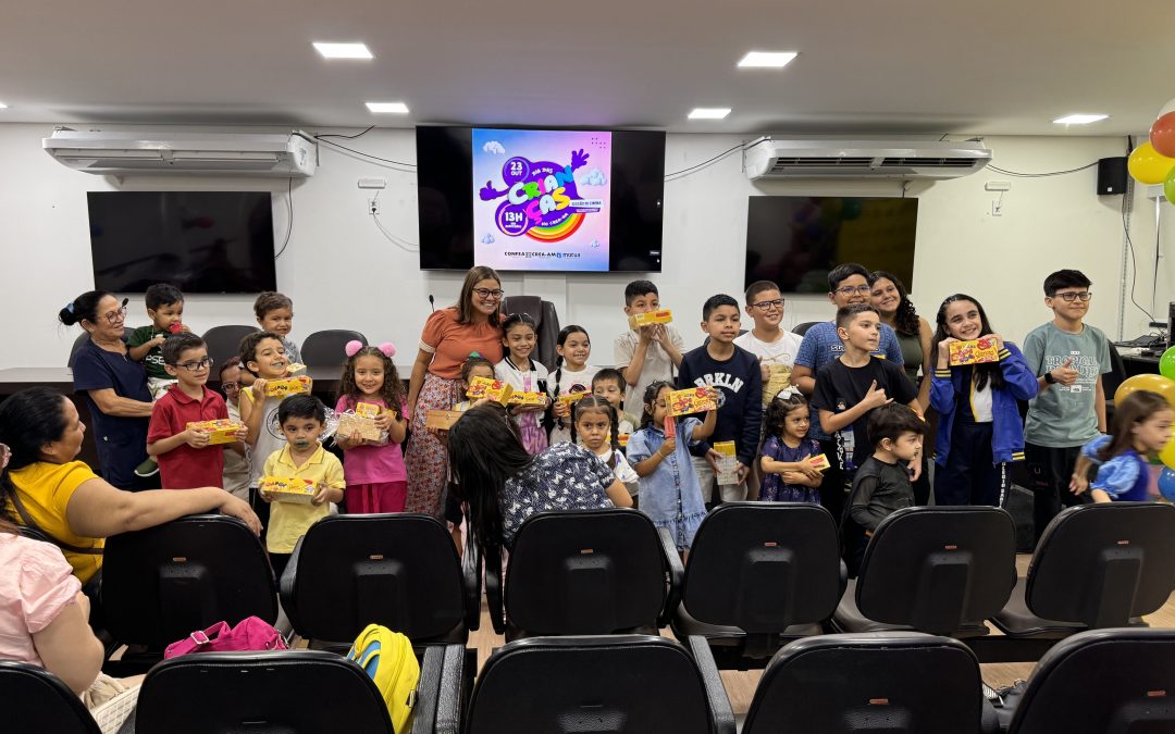 Crea Amazonas realiza ação de Dia das Crianças com filhos dos funcionários