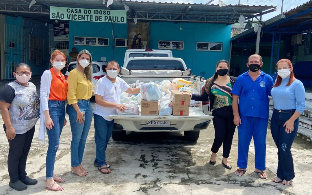 Natal Solidário do CREA-AM arrecada donativos para Casa do Idoso São Vicente de Paulo, em Manaus