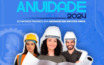 Crea-AM oferece descontos especiais para cota única de anuidades em 2024
