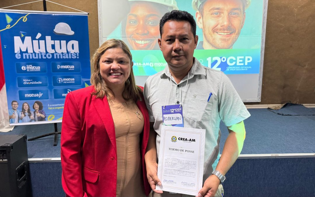 Crea-AM empossa novo inspetor no município de Tefé durante etapa do Pré-CEP