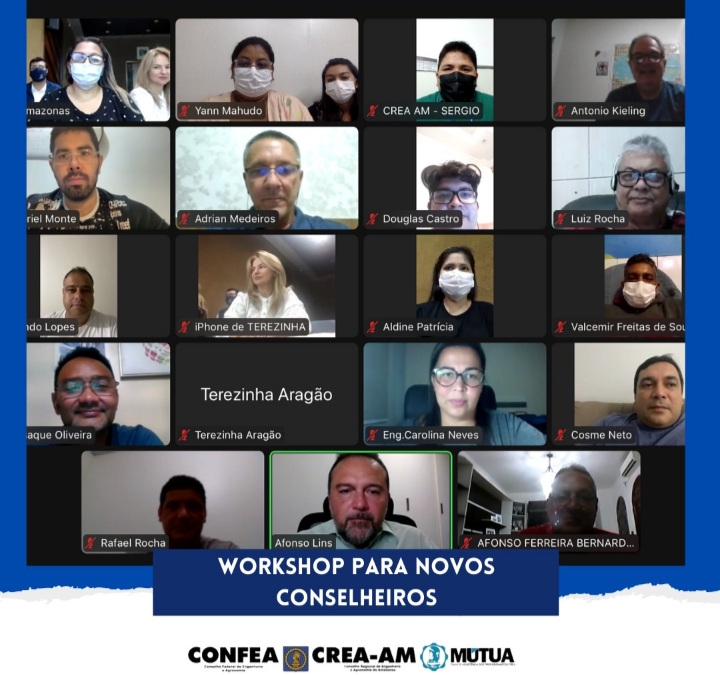 CREA-AM REALIZA WORKSHOP PARA NOVOS CONSELHEIROS