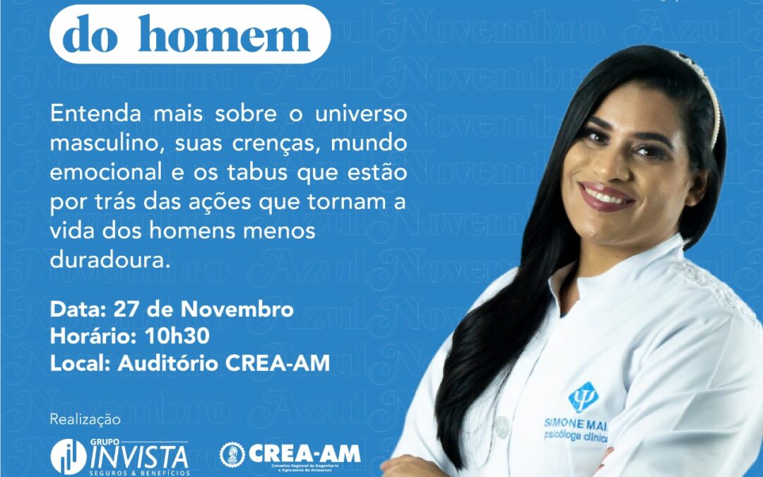 Crea-AM realiza palestra sobre a Saúde Emocional do Homem