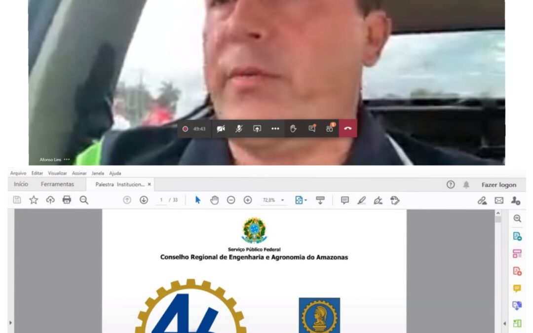 Presidente do Crea participa de webinar promovido pela CGU