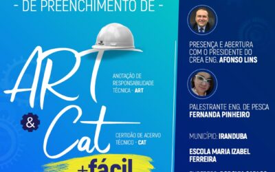 Crea-AM estará realizando curso de Preenchimento de ART e CAT no Iranduba
