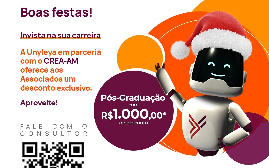 Faculdade Unyleya oferece cursos de pós-graduação com até R$ 1000,00 de desconto