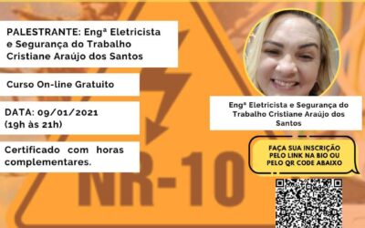 Palestra on-line sobre segurança em instalações e serviços em eletricidade
