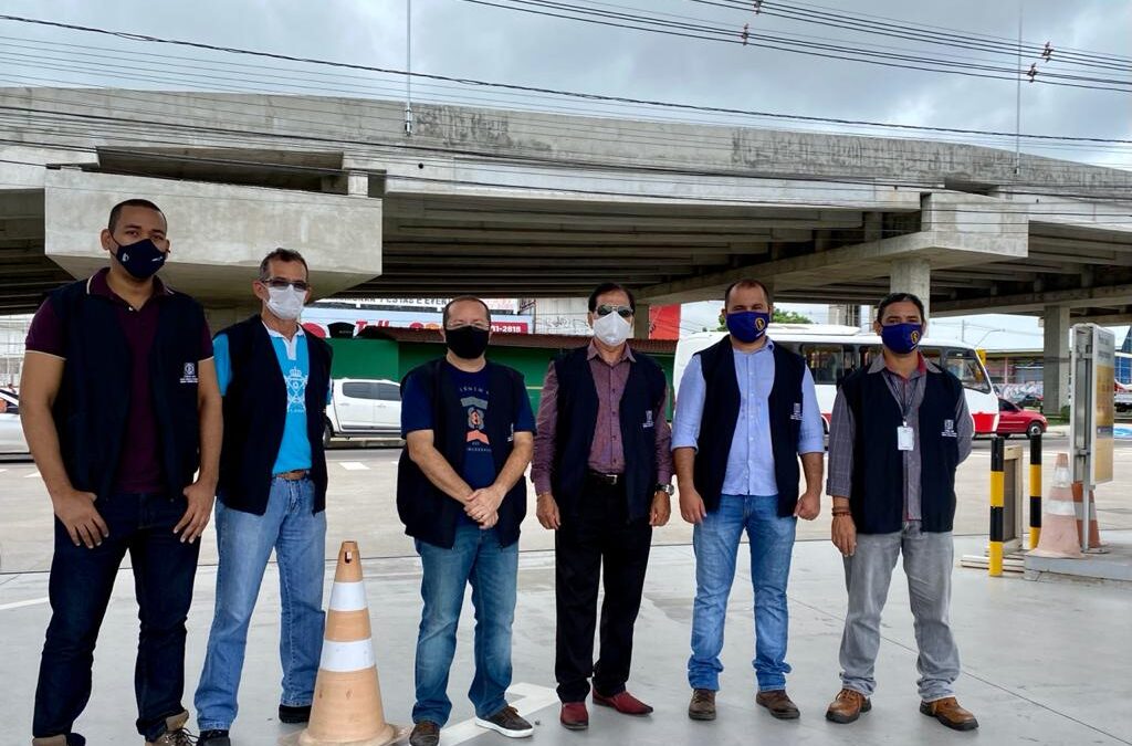 Equipe do Crea-AM realiza visita ao Complexo Viário Professora Isabel Victoria